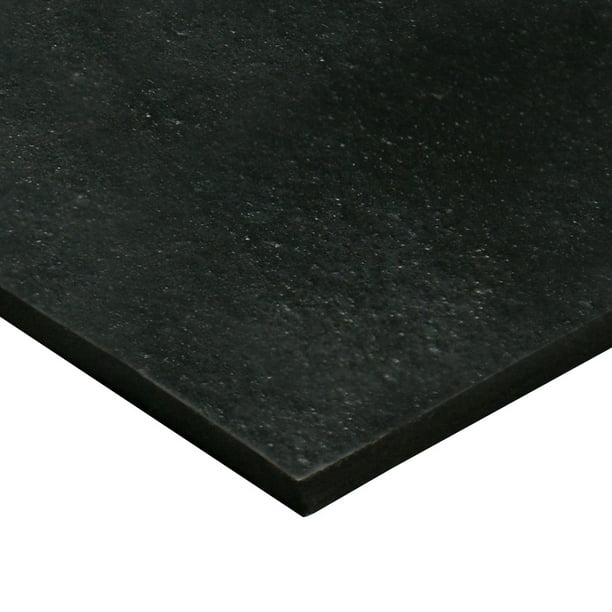 Rubber Sheet 60A Commercial Grade 3/8 Thick x 36 Width x 12 Length Rubber-Cal EPDM Black 